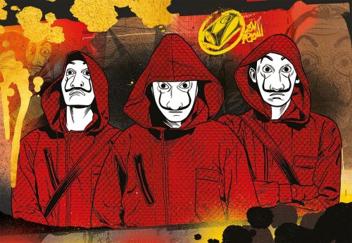 Clementoni 250 db-os puzzle A nagy pénzrablás, La casa de papel