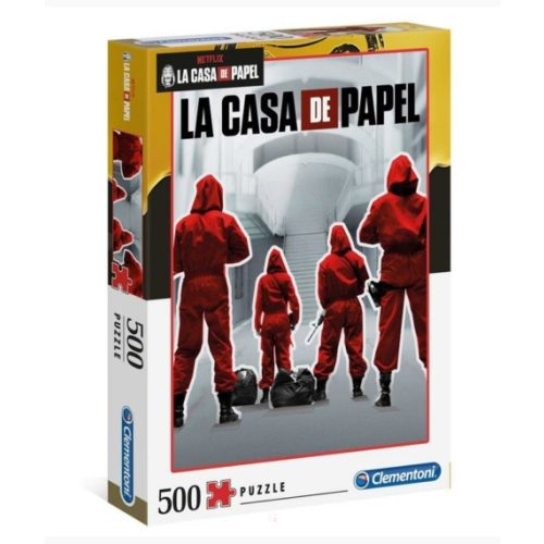Clementoni La Casa De Papel, A nagy pénzrablás 500 db puzzle
