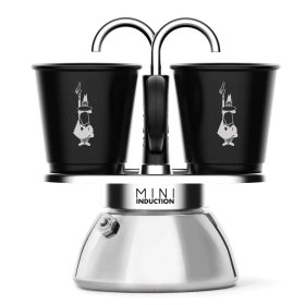 Bialetti Mini Express szett indukciós 2 adagos fekete