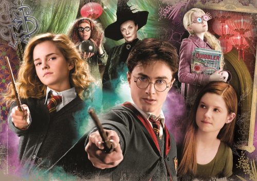 CLEMENTONI HARRY POTTER SZUPER SZÍNES PUZZLE négyzet alakú dobozban 104 DB