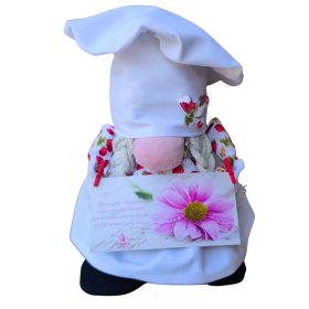 Aztadejó Handmade Anyák napi manó epres kötényben