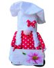 Aztadejó Handmade Anyák napi manó piros pöttyös kötényben
