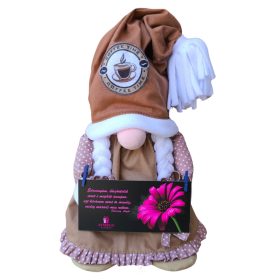   Aztadejó Handmade Anyák napi kávés manó fodros szoknyában