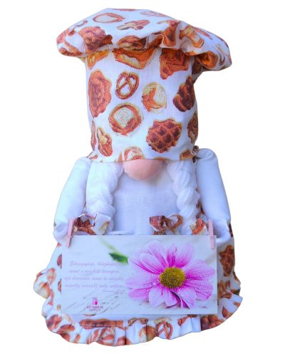 Aztadejó Handmade Anyák napi manó péksütis ruhában