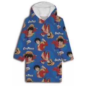 One Piece belebújós plüss polár takaró, poncsó
