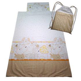   Aztadejó állatos ágynemű hátizsákba csomagolva 100x135 cm 40x60 cm