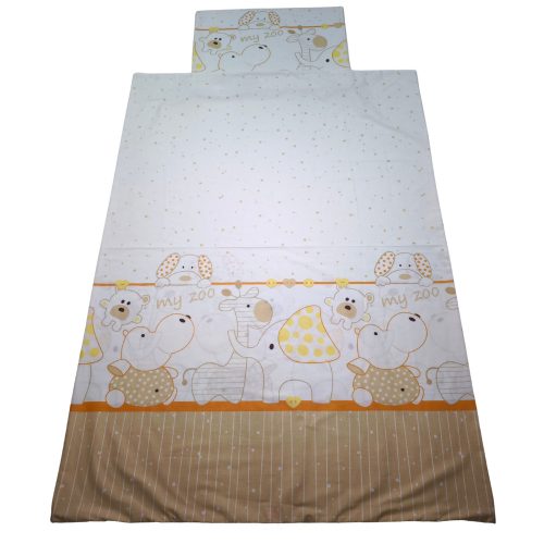 Aztadejó állatos ágynemű hátizsákba csomagolva 100x135 cm 40x60 cm