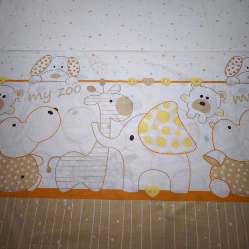 Aztadejó állatos ágynemű hátizsákba csomagolva 100x135 cm 40x60 cm