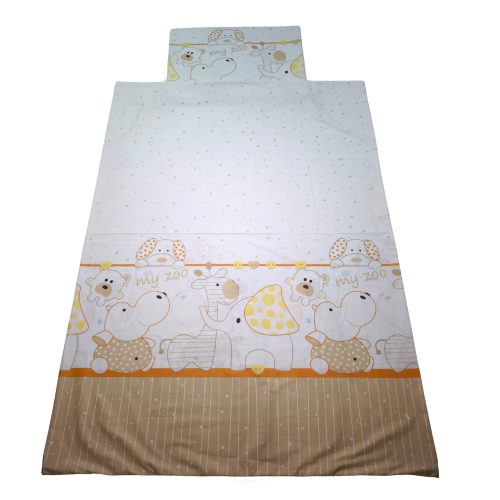 Aztadejó állatos ágynemű hátizsákba csomagolva 100x135 cm 40x60 cm