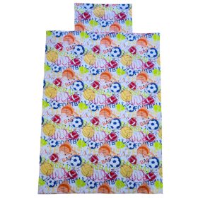   Aztadejó labdák bölcsis ovis ágyneműhuzat 100x135 cm 40x50 cm