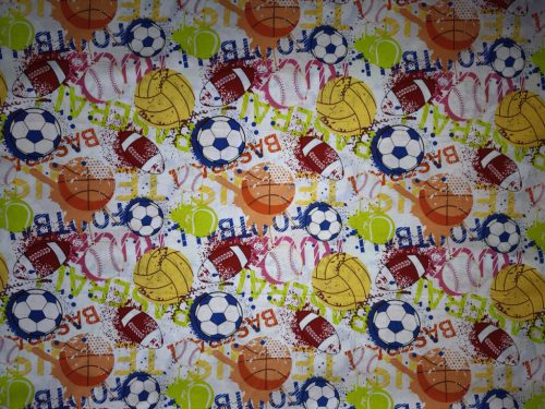 Aztadejó labdák bölcsis ovis ágyneműhuzat hátizsákba csomagolva 100x135 cm 40x50 cm