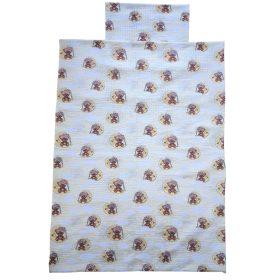   Aztadejó krepp macis bölcsis ovis ágyneműhuzat 100x135 cm 40x50 cm