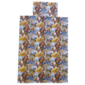   Aztadejó lovas bölcsis ovis ágyneműhuzat 100x135 cm 40x50 cm
