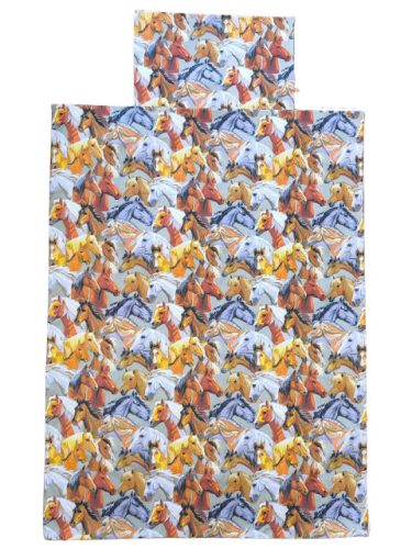 Aztadejó lovas bölcsis ovis ágyneműhuzat 100x135 cm 40x50 cm