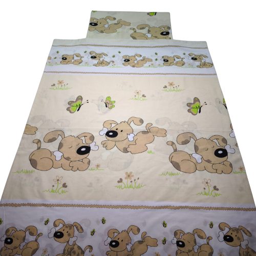 Aztadejó kutyás ágynemű hátizsákba csomagolva 100x135 cm 40x60 cm