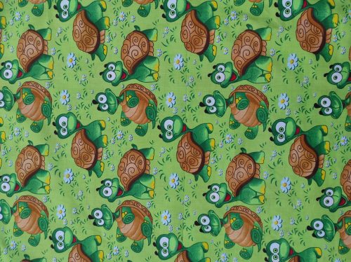 Aztadejó Teknős bölcsis ovis ágyneműhuzat 100x135 cm 40x50 cm