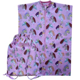   Aztadejó rózsaszín lovak oviszsák és tornazsák + ajándék