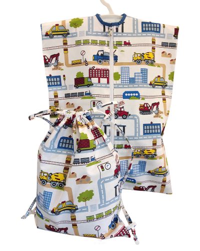 Aztadejó munkagépes oviszsák és tornazsák + ajándék