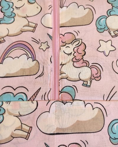 Aztadejó rózsaszín unikornis oviszsák 40x56 cm