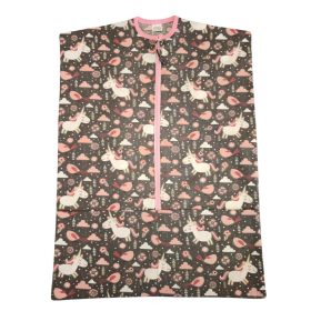 Aztadejó unikornis oviszsák szürke alapon 40x56 cm