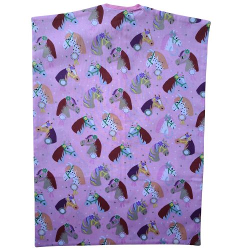 Aztadejó rózsaszín lovak oviszsák 40x56 cm