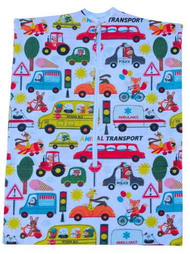 Aztadejó állatok járművekben oviszsák 40x56 cm