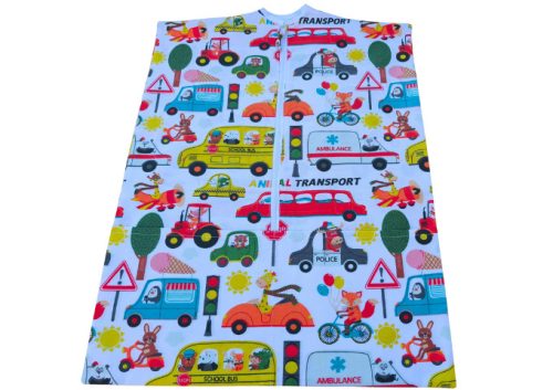 Aztadejó állatok járművekben oviszsák 40x56 cm