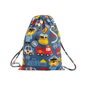 Aztadejó rendőr macis tornazsák 30x40 cm