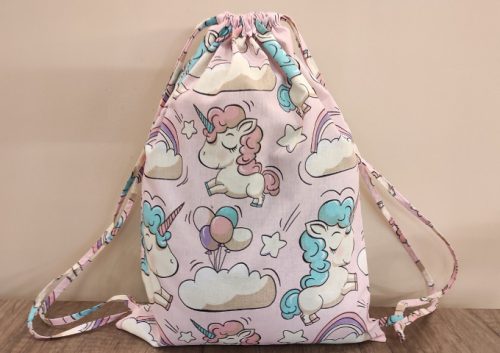 Aztadejó rózsaszín unikornis tornazsák 30x40 cm