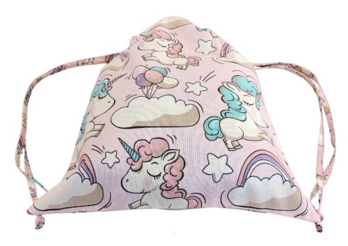 Aztadejó rózsaszín unikornis tornazsák 30x40 cm