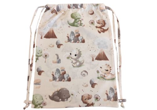 Aztadejó bébi dínós tornazsák 30x40 cm