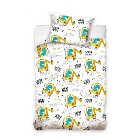 Dínók markológépben ovis bölcsis ágyneműhuzat