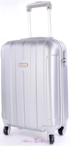 Bőrönd cabin ryanair eue 701simpl silver white