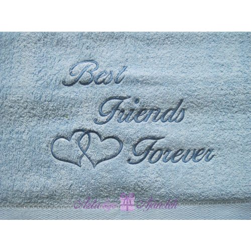 Best Friends Forever törölköző kék