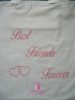 Best Friends Forever vászon táska rózsaszín felirattal