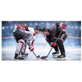 Jégkorong fürdőlepedő, strand törölköző 70*140cm