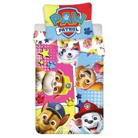   Paw Patrol Mancs Őrjárat Comic gyerek ágyneműhuzat bölcsiseknek, ovisoknak 100×135cm, 40×60 cm
