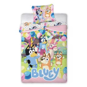   Bluey Magical Party gyerek, ovis ágyneműhuzat 100×135cm, 40×60 cm