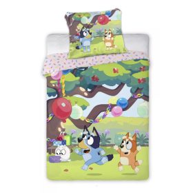   Bluey Garden Party gyerek, ovis ágyneműhuzat 100×135cm, 40×60 cm
