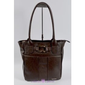 Divattáska női műbőr barna