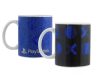 PlayStation Blue hőre változó porcelán bögre 325 ml Díszdobozban