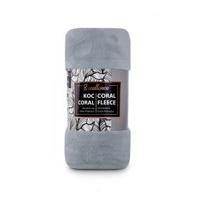 Koral gyapjú takaró szürke
