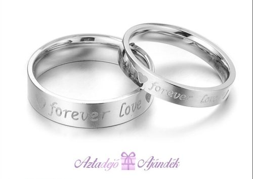  Szív Forever Love gyűrű (egy darab)