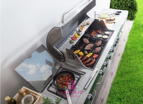 G21 Nevada, BBQ konyha Premium Line 7 égőfej+ ajándék nyomáscsökkentő