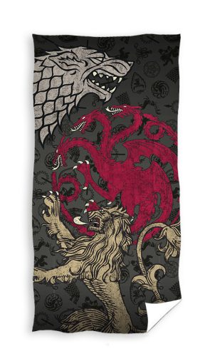 Game of Thrones, Sárkányok háza törölköző 70x140 cm 