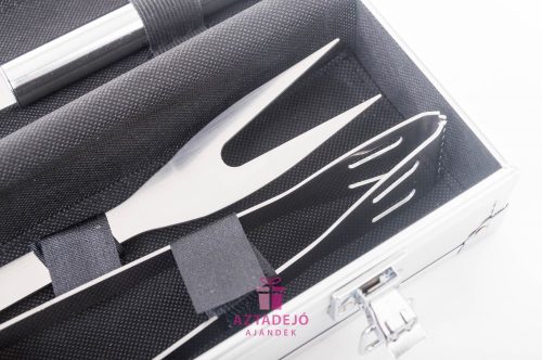 G21 Grillező segédeszköz szett 3 db, alumínium koffer