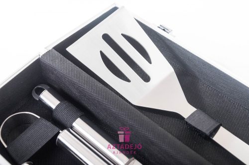 G21 Grillező segédeszköz szett 3 db, alumínium koffer