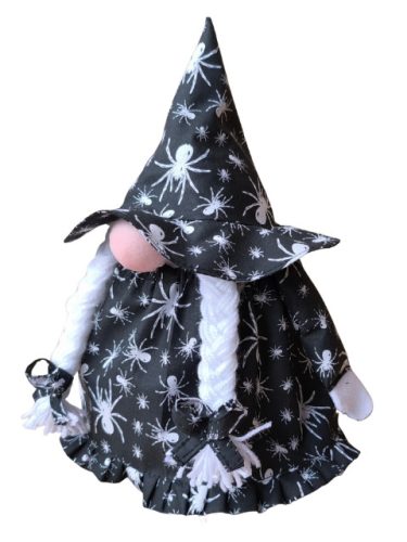 Aztadejó Halloween Manó Orrmanó pókos ruhában 30 cm