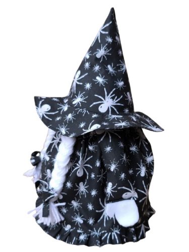 Aztadejó Halloween Manó Orrmanó pókos ruhában 30 cm