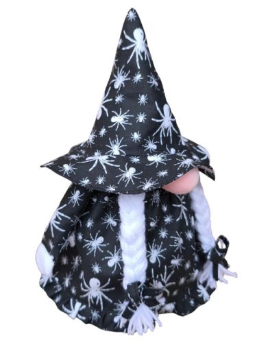 Aztadejó Halloween Manó Orrmanó pókos ruhában 30 cm